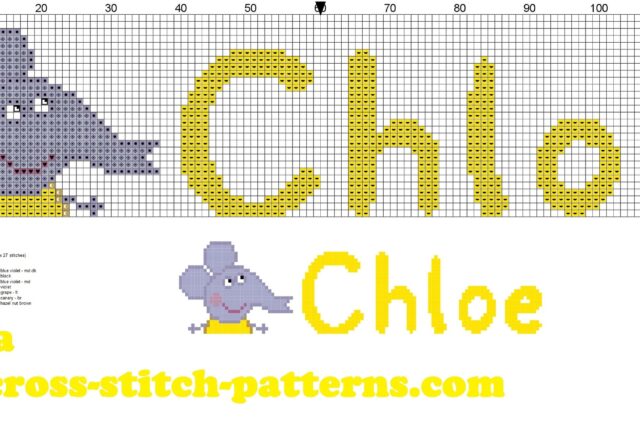 chloe_name_with_emily_the_elephant_a_friend_of_peppa_pig
