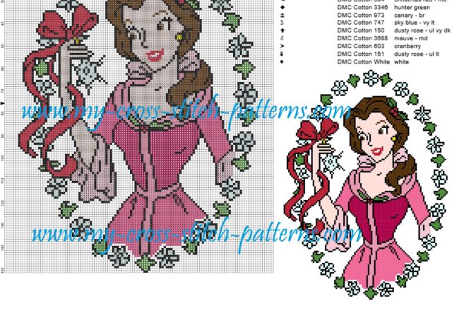 christmas_belle_cross_stitch_pattern