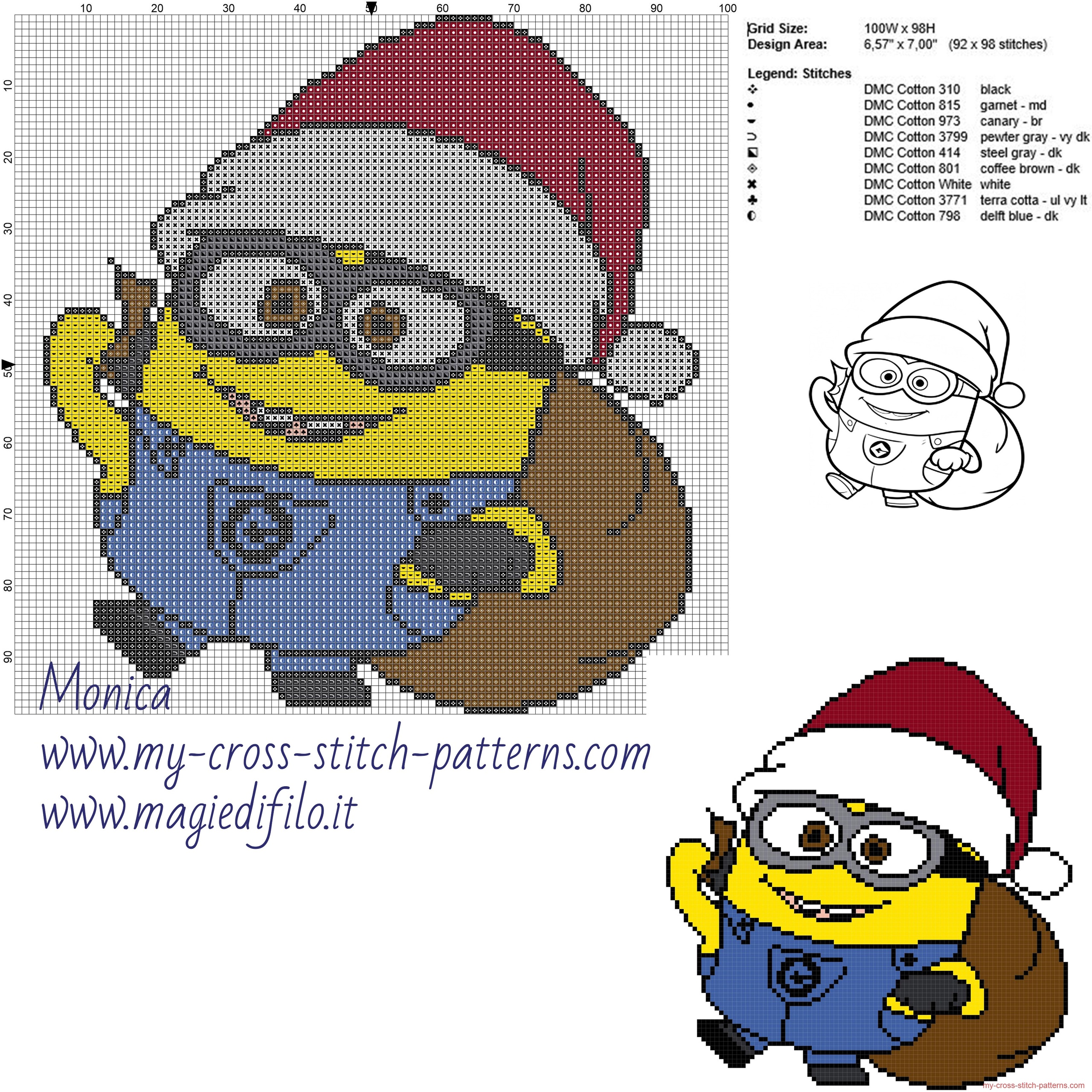 christmas_minion_free_cross_stitch_pattern_