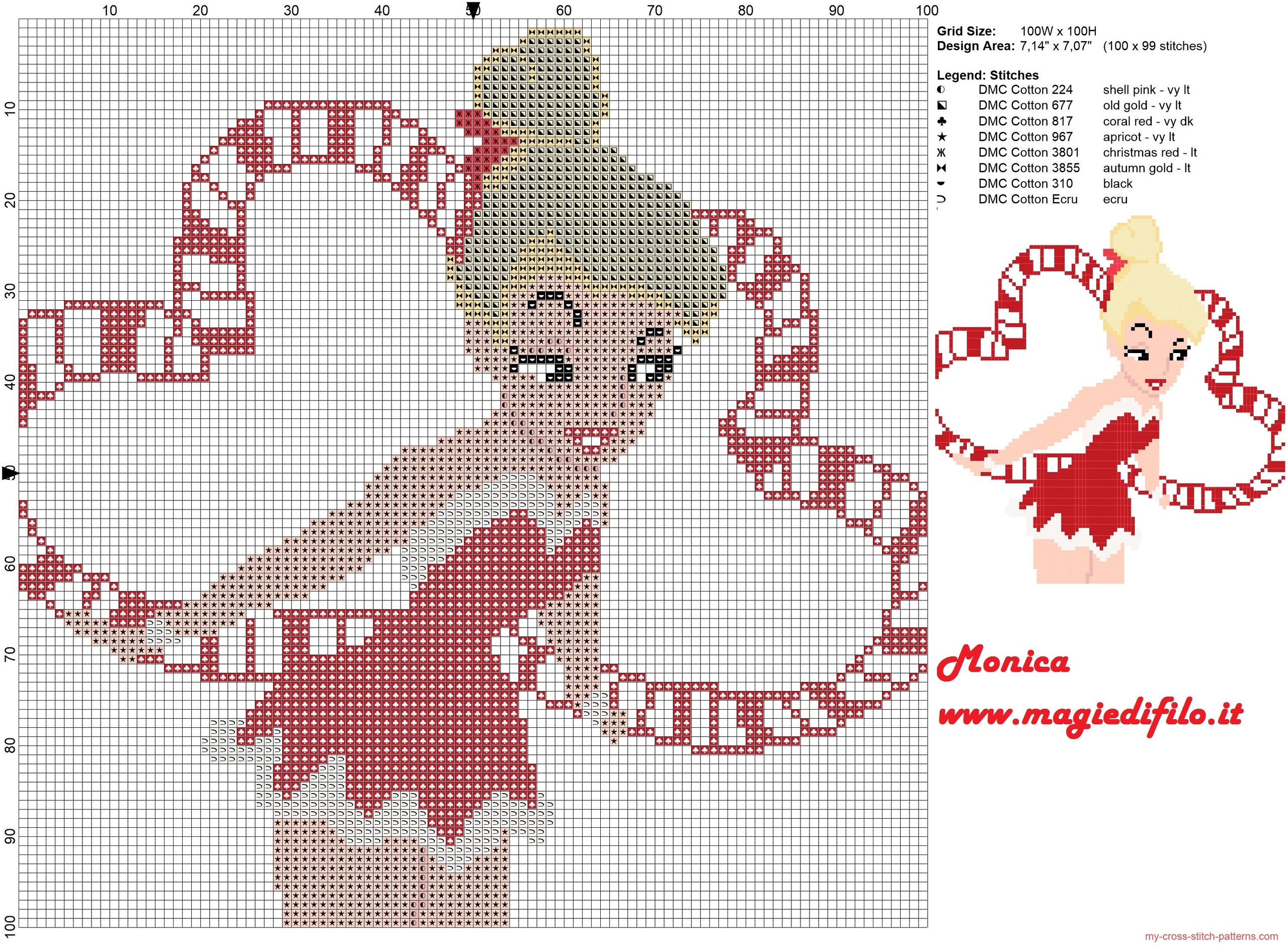 christmas_tinkerbell_2_cross_stitch_pattern_