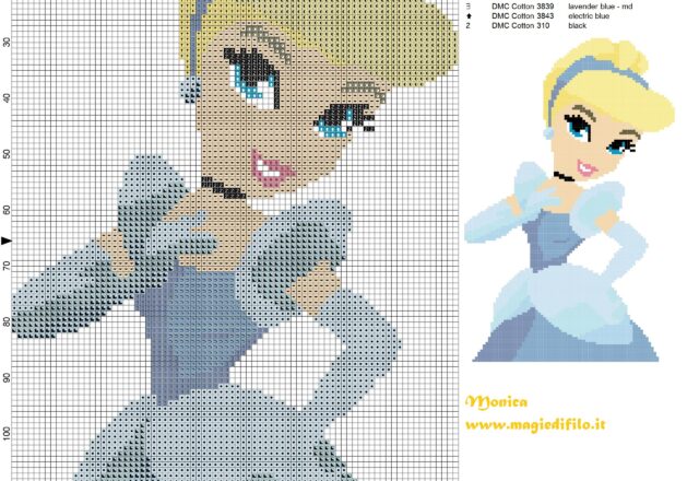 cinderella_cross_stitch_pattern