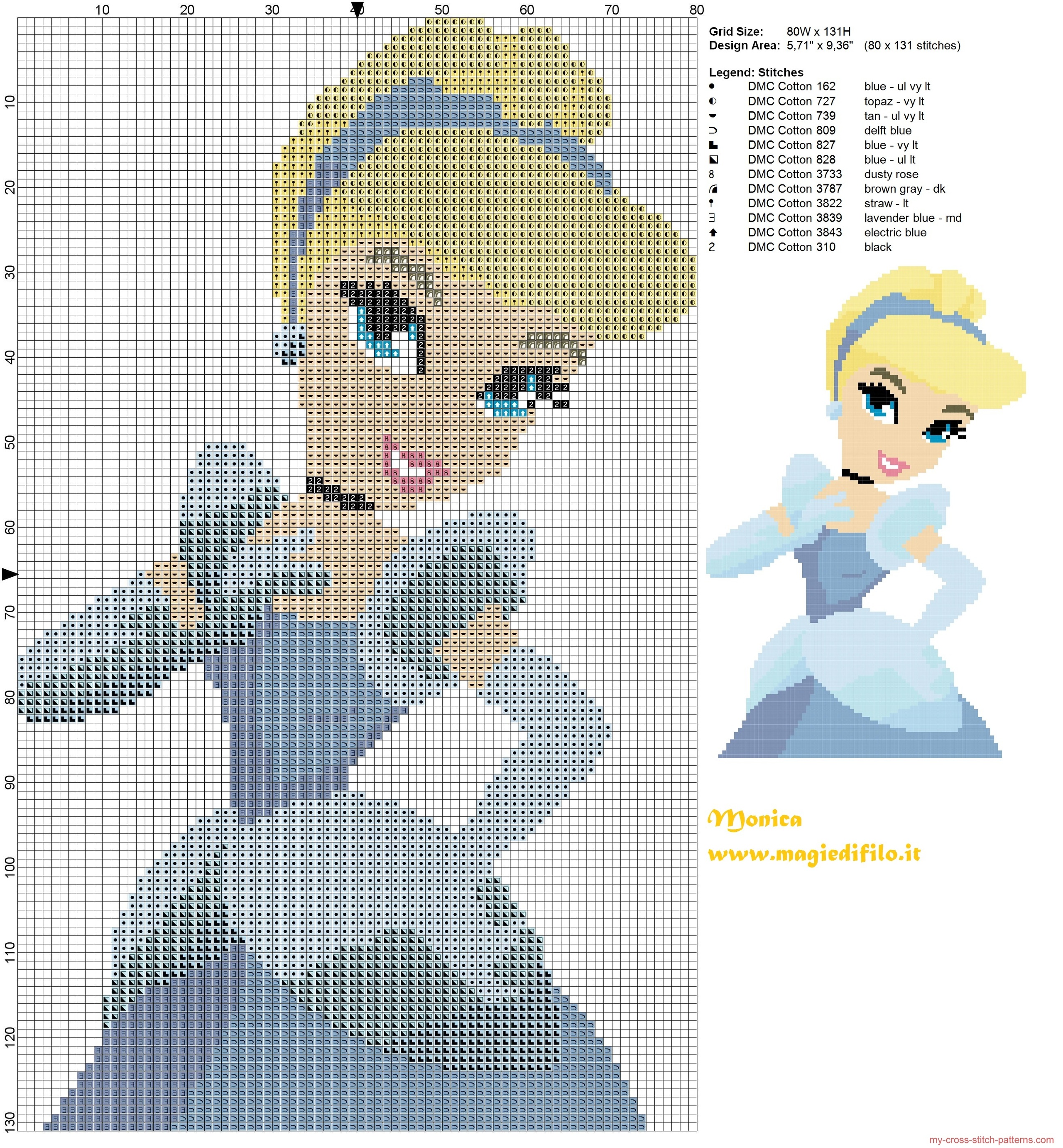 cinderella_cross_stitch_pattern