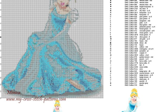 cinderella_cross_stitch_pattern_