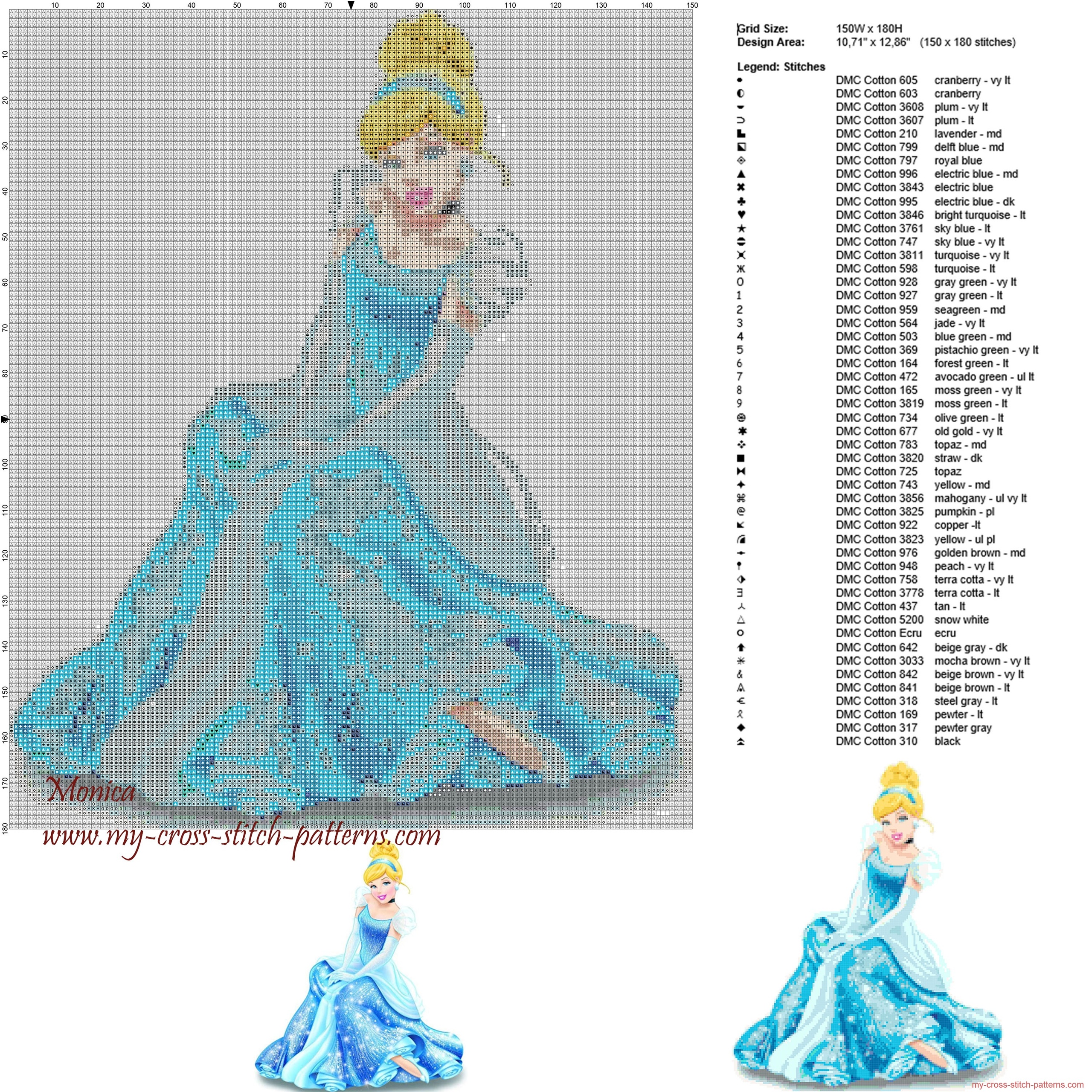 cinderella_cross_stitch_pattern_