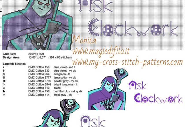 clockwork_danny_phantom_cross_stitch_pattern_