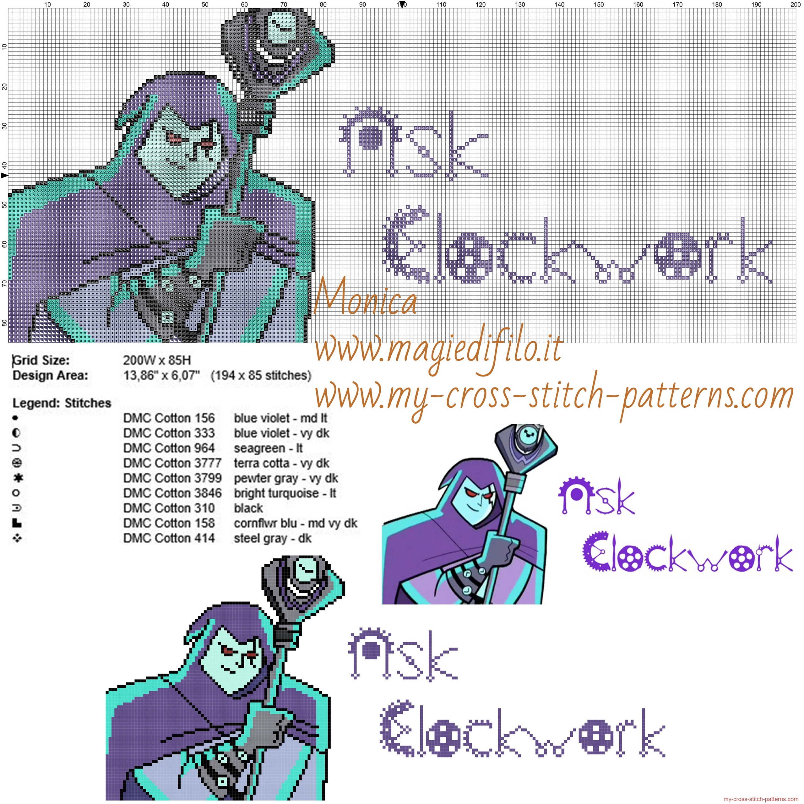 clockwork_danny_phantom_cross_stitch_pattern_