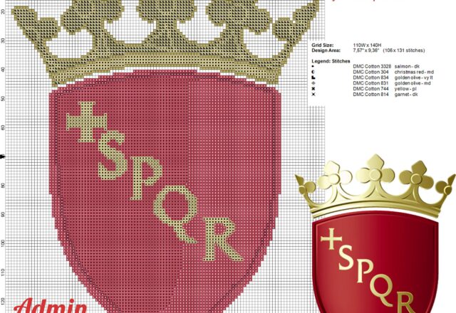 coat_of_arms_of_rome_cross_stitch_pattern_free