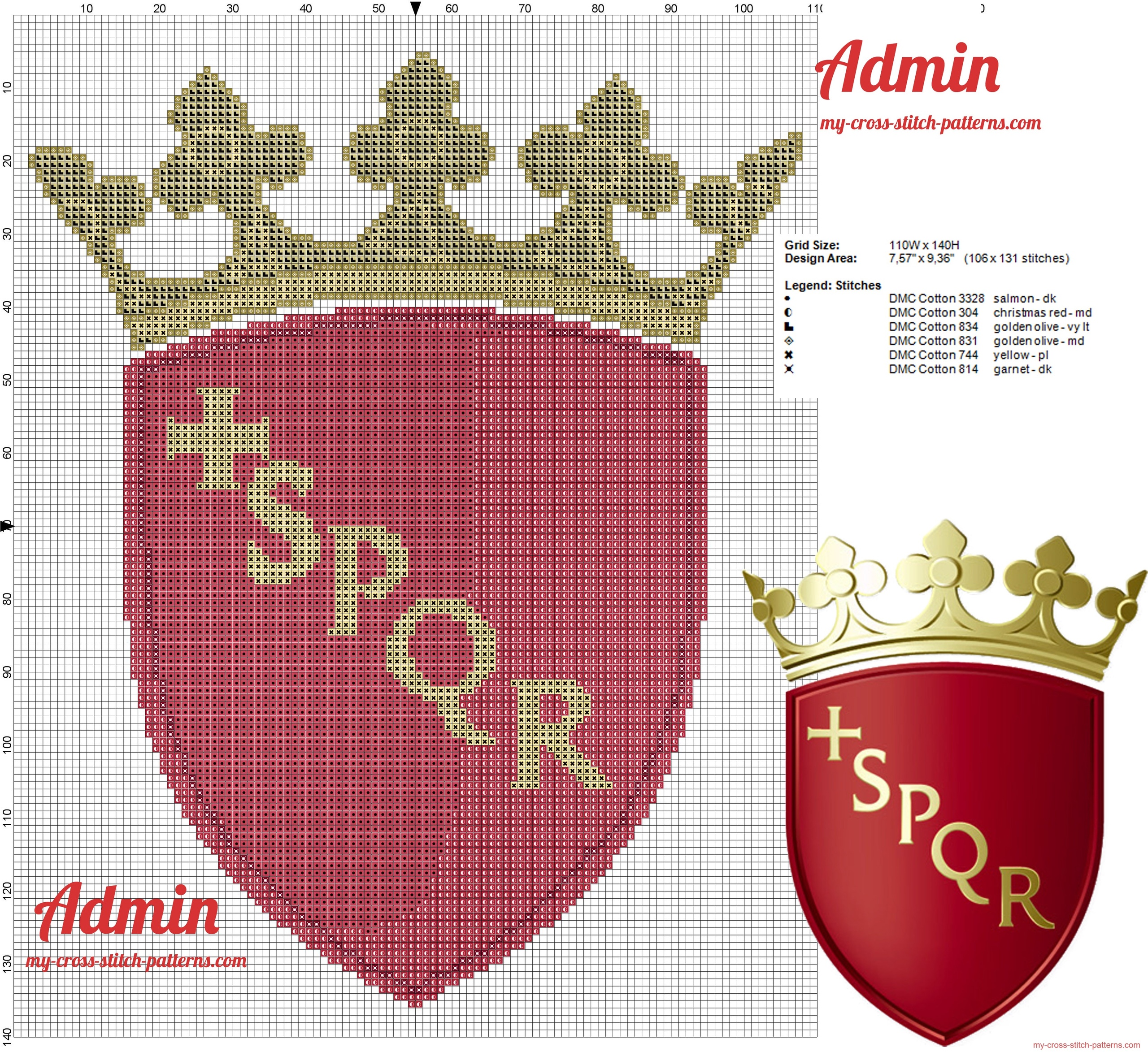 coat_of_arms_of_rome_cross_stitch_pattern_free