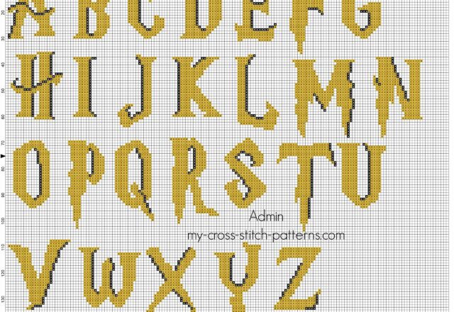 colored_harry_potter_font_cross_stitch_alphabet_free_download