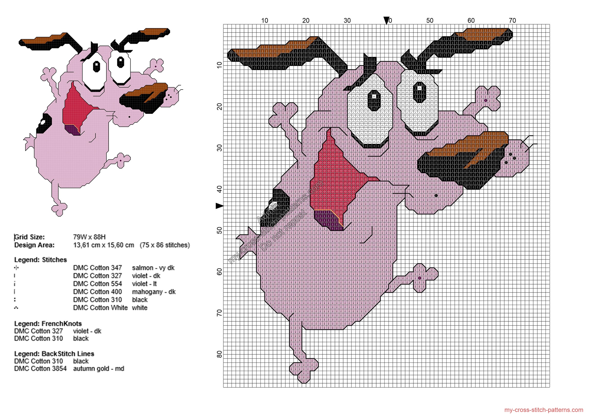 courage_the_cowardly_dog_free_cross_stitch_pattern_75x86