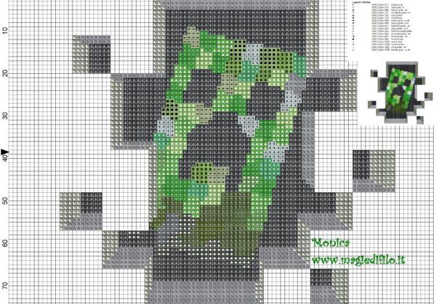 creeper_minecraft_cross_stitch_pattern