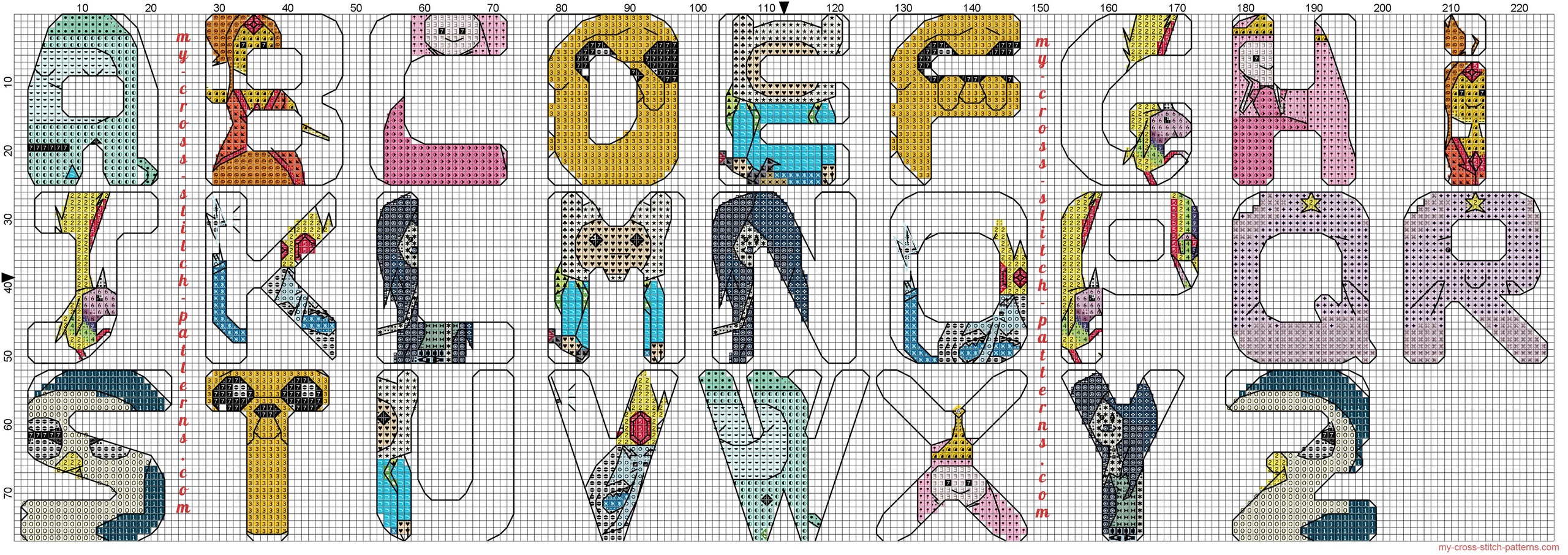 cross_stitch_alphabet_adventure_time_2