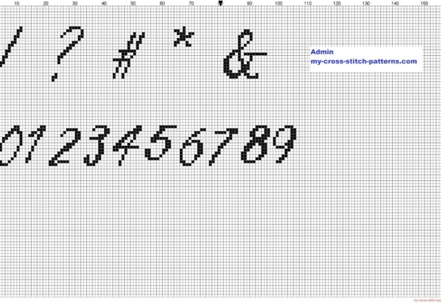 cross_stitch_alphabet_freestyle_script_font_special_characters_and_numbers