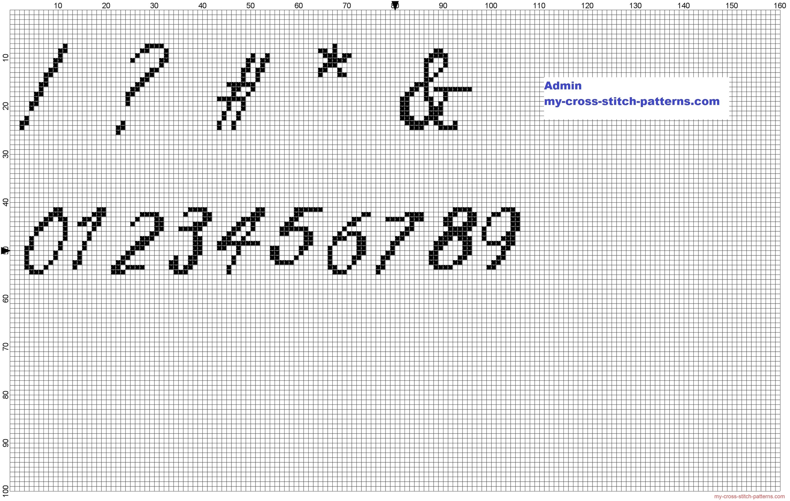 cross_stitch_alphabet_freestyle_script_font_special_characters_and_numbers