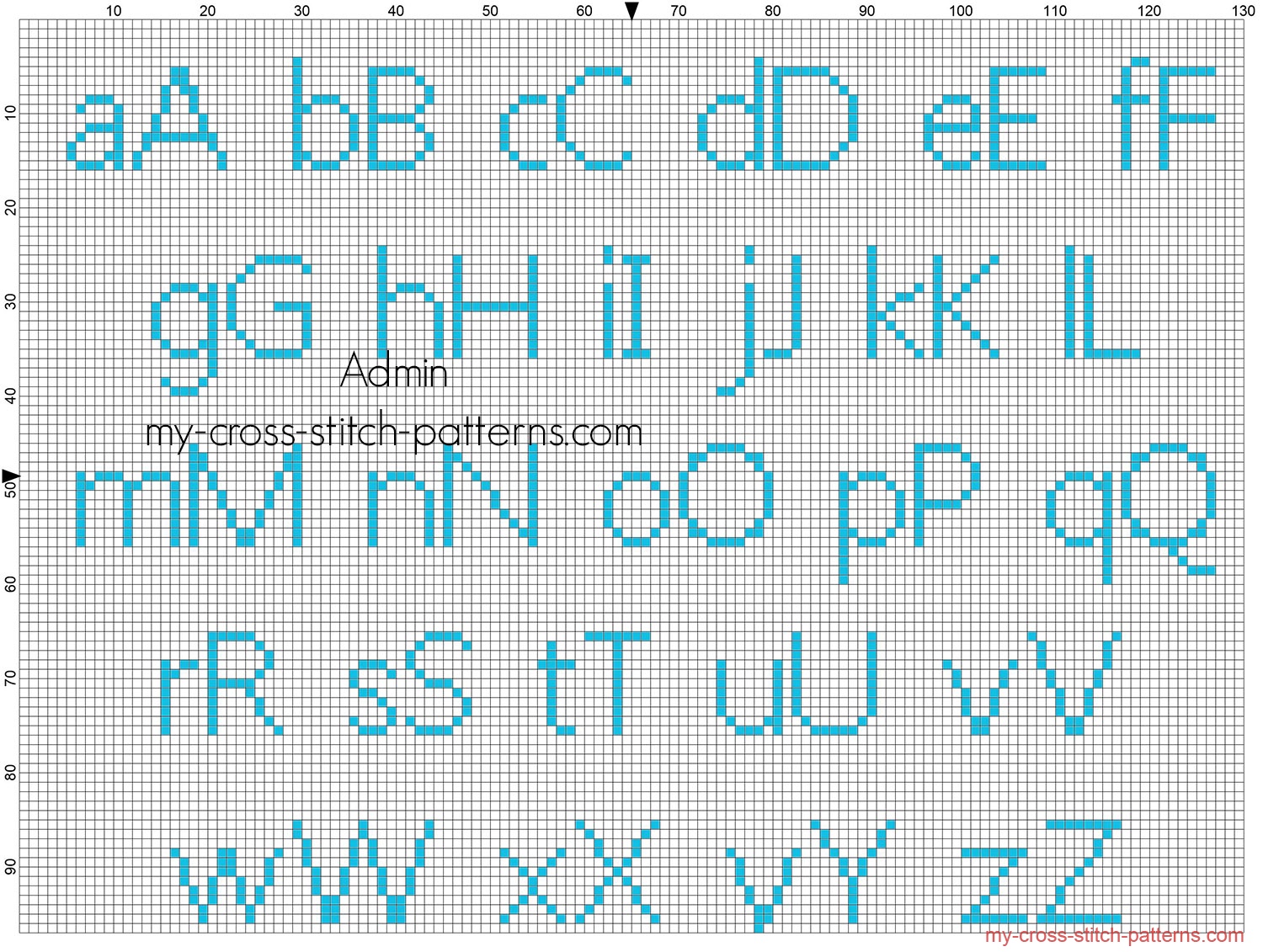 cross_stitch_baby_light_blue_alphabet_myanmar_size_20_color_dmc_996