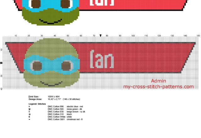 cross_stitch_baby_male_name_ian_with_leo_ninja_turtles_character