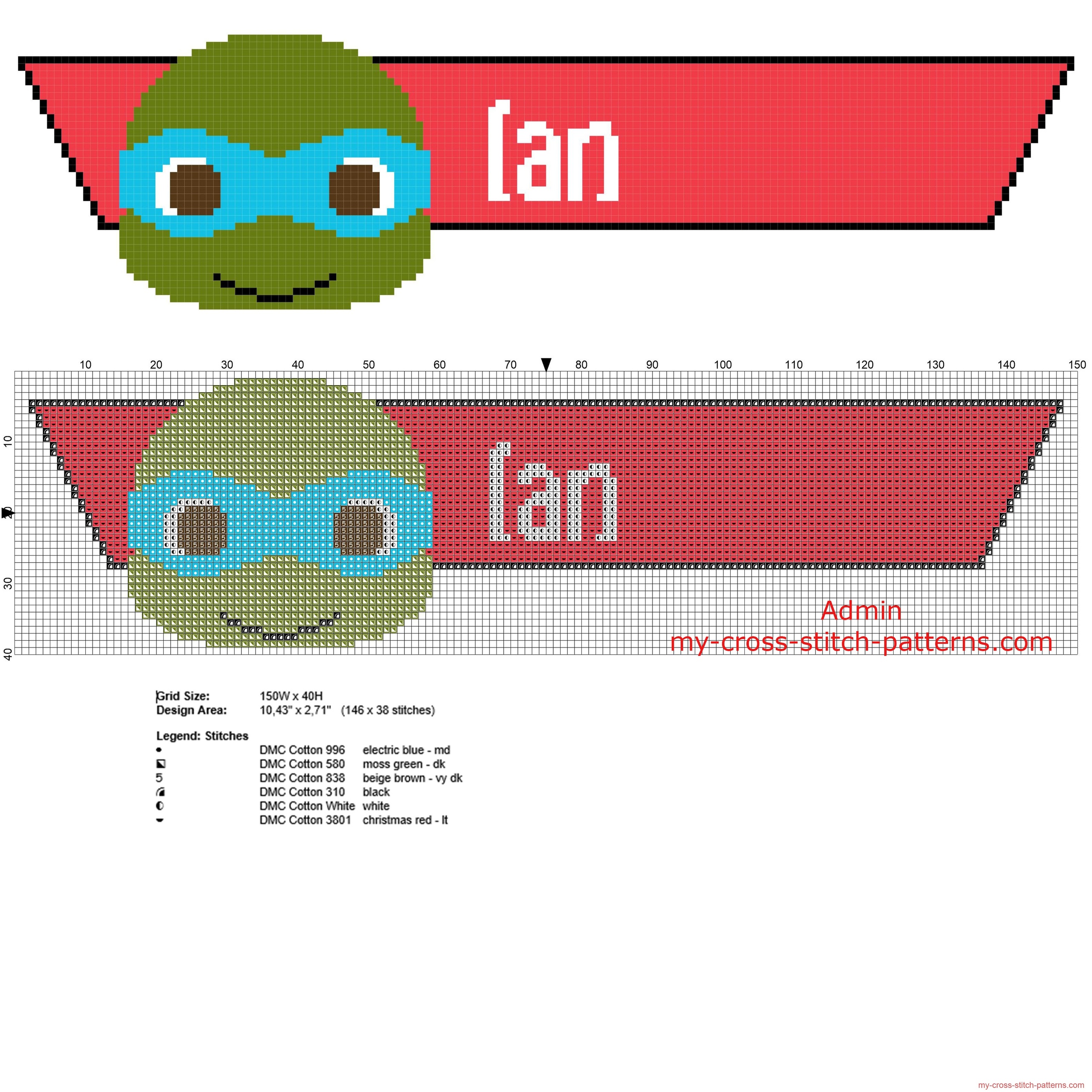 cross_stitch_baby_male_name_ian_with_leo_ninja_turtles_character