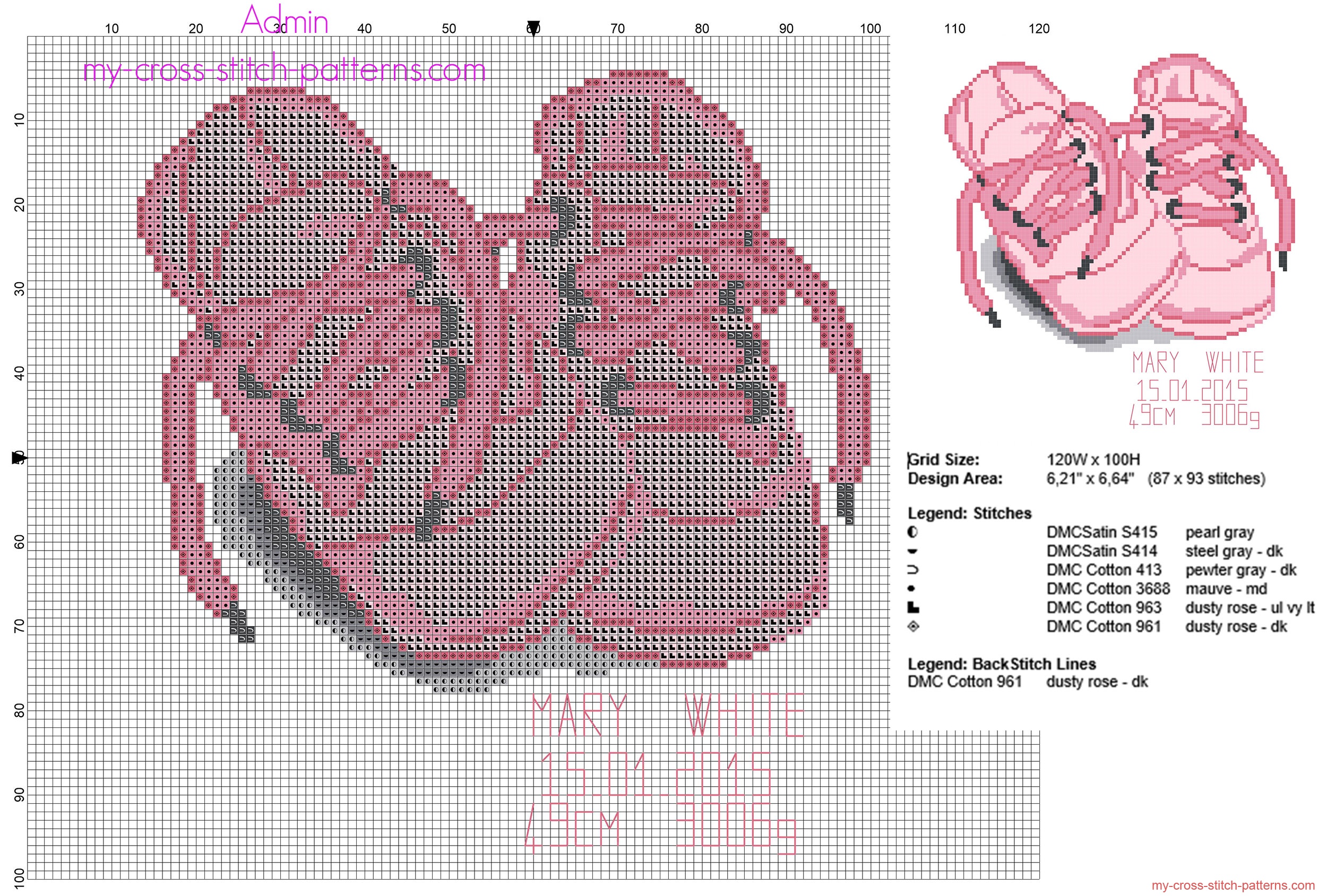 cross_stitch_birth_record_with_pink_baby_shoes_name_surname_weight_length_free_download