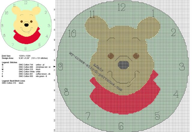 cross_stitch_pattern_children_clock_with_winnie_the_pooh