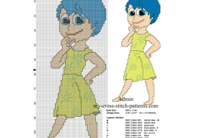 cross_stitch_pattern_joy_from_disney_inside_out_2015_movie