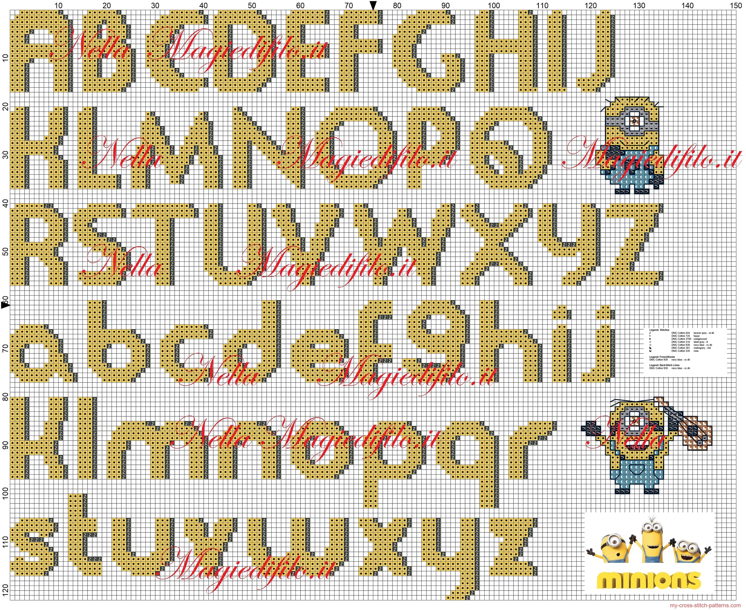 cross_stitch_pattern_minions_alphabet