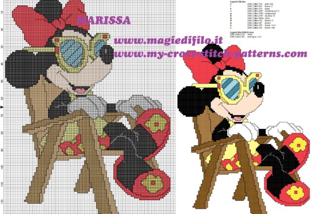 cross_stitch_pattern_minnie_mouse_disney_on_vacation_on_the_deck_chair_2