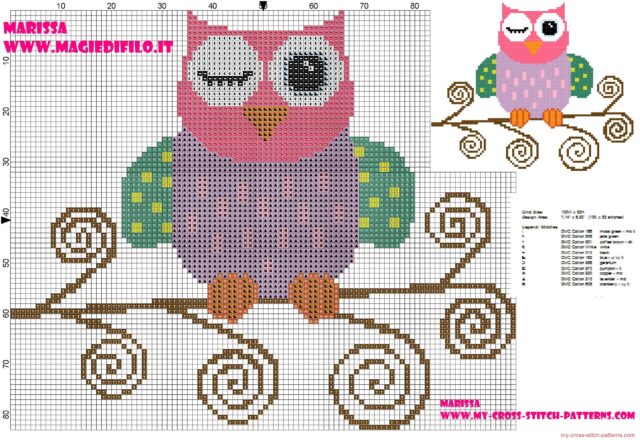 cross_stitch_pattern_of_beautiful_colored_owl_on_branch