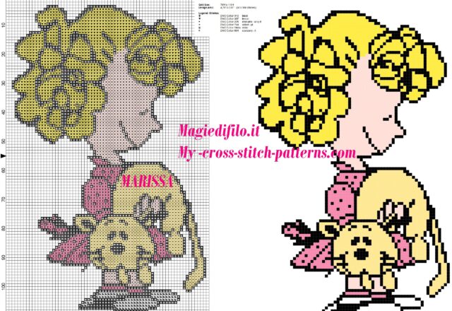 cross_stitch_pattern_sally_brown_peanuts_with_kitten_in_her_arms