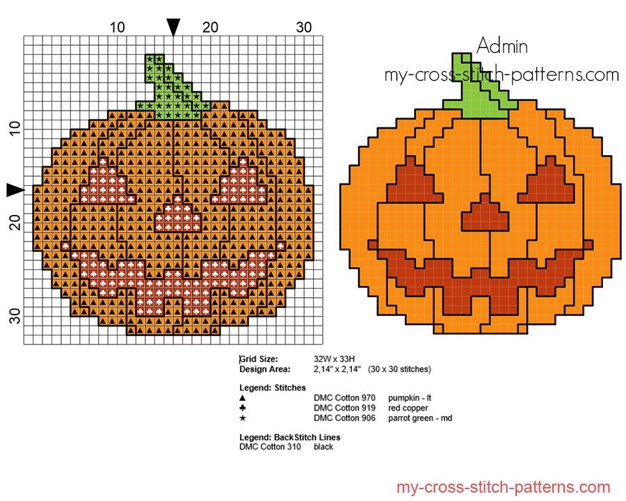 cross_stitch_pattern_small_halloween_pumpkin_with_red_eyes_and_mouth