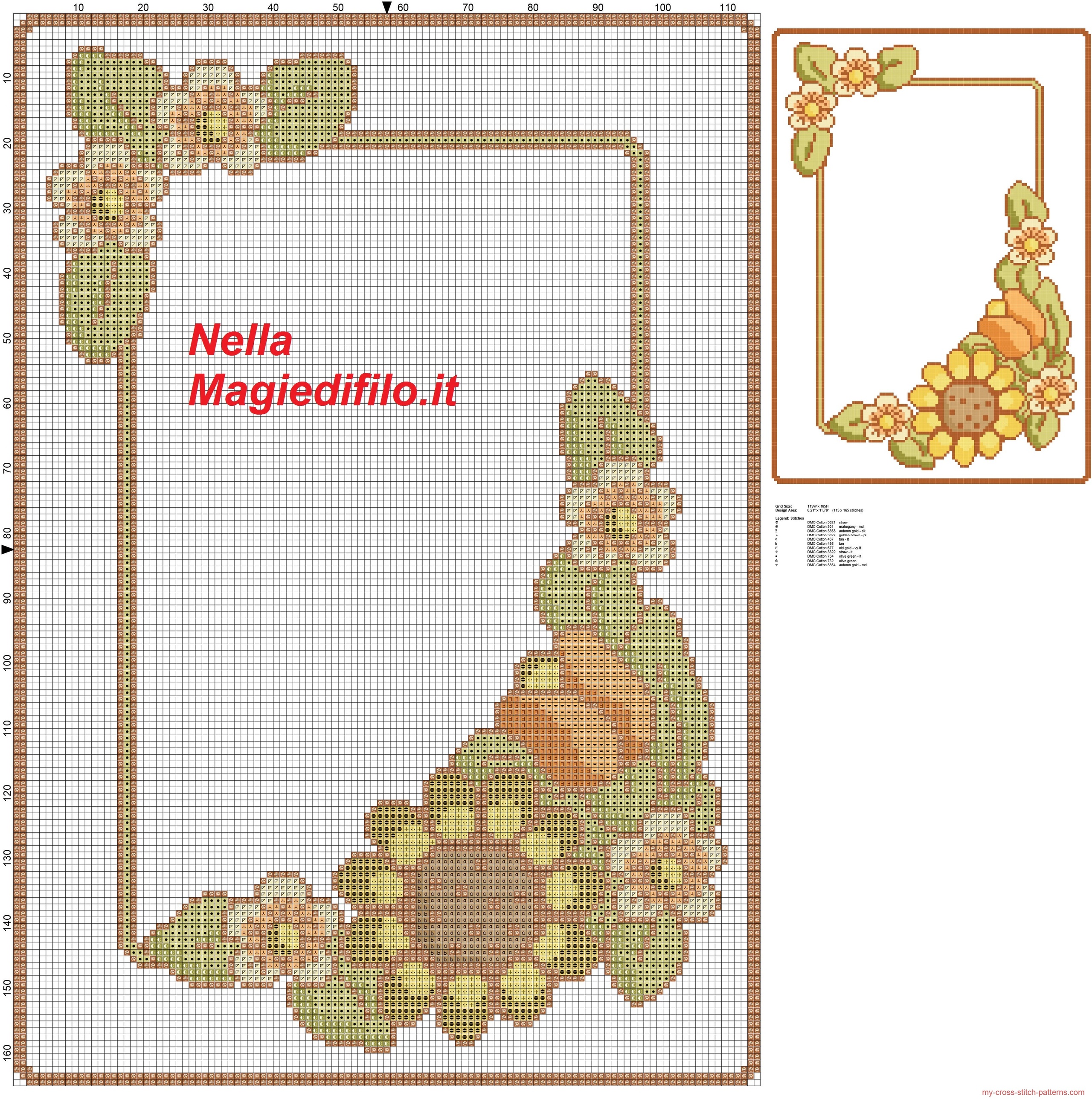 cross_stitch_pattern_thun_for_the_tray_with_sunflowers