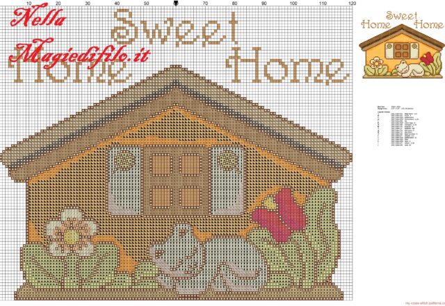 cross_stitch_pattern_thun_house_with_kitten_sleeping