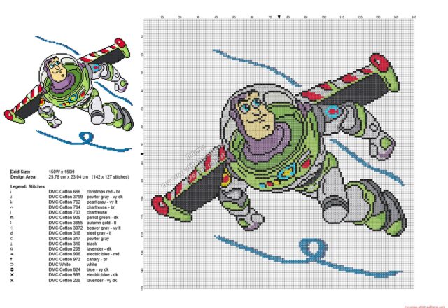 cross_stitch_pattern_toy_story_buzz_lightyear_ideal_for_pillow_142x127