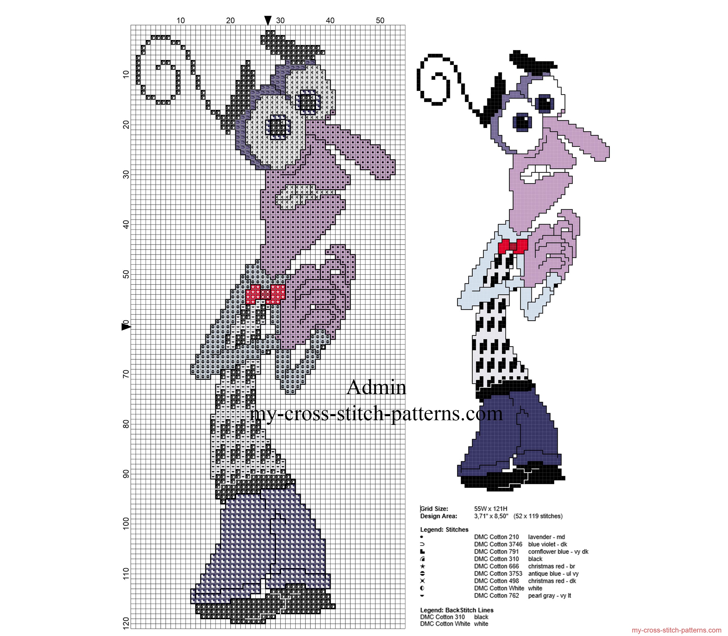 cross_stitch_patterns_disney_inside_out_fear