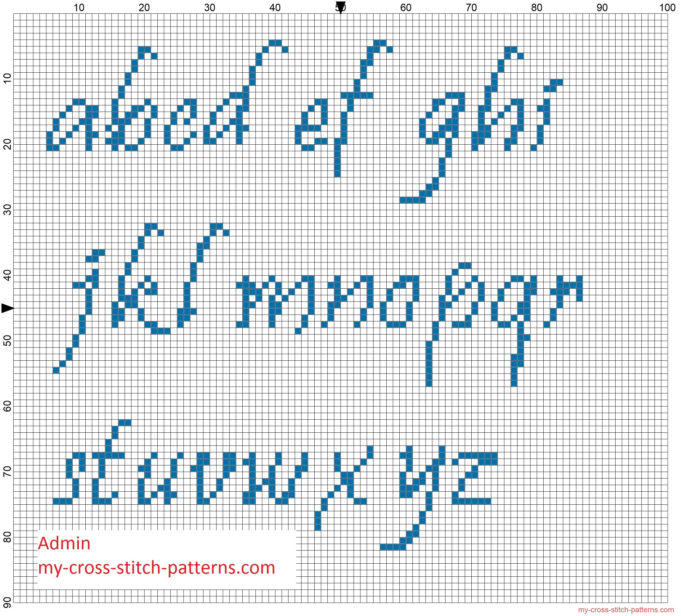 cross_stitch_pristina_alphabet_lowercase_height_27_stitches