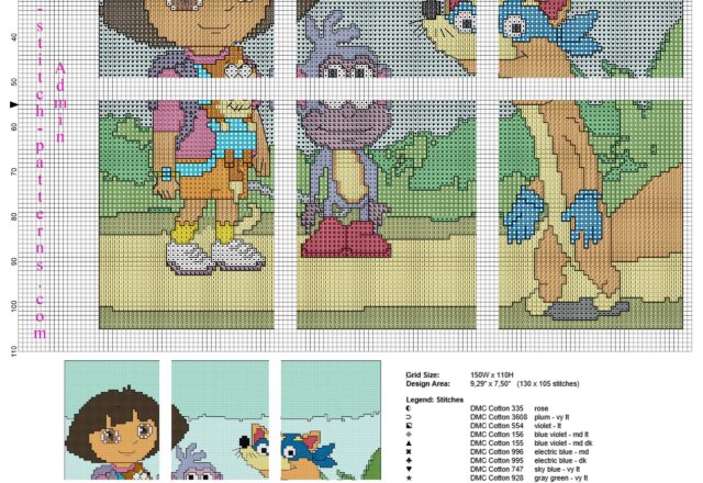 cross_stitch_puzzle_with_dora_the_explorer_free_download