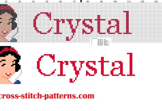 crystal_cross_stitch_pattern_name_with_disney_princess_white_snow