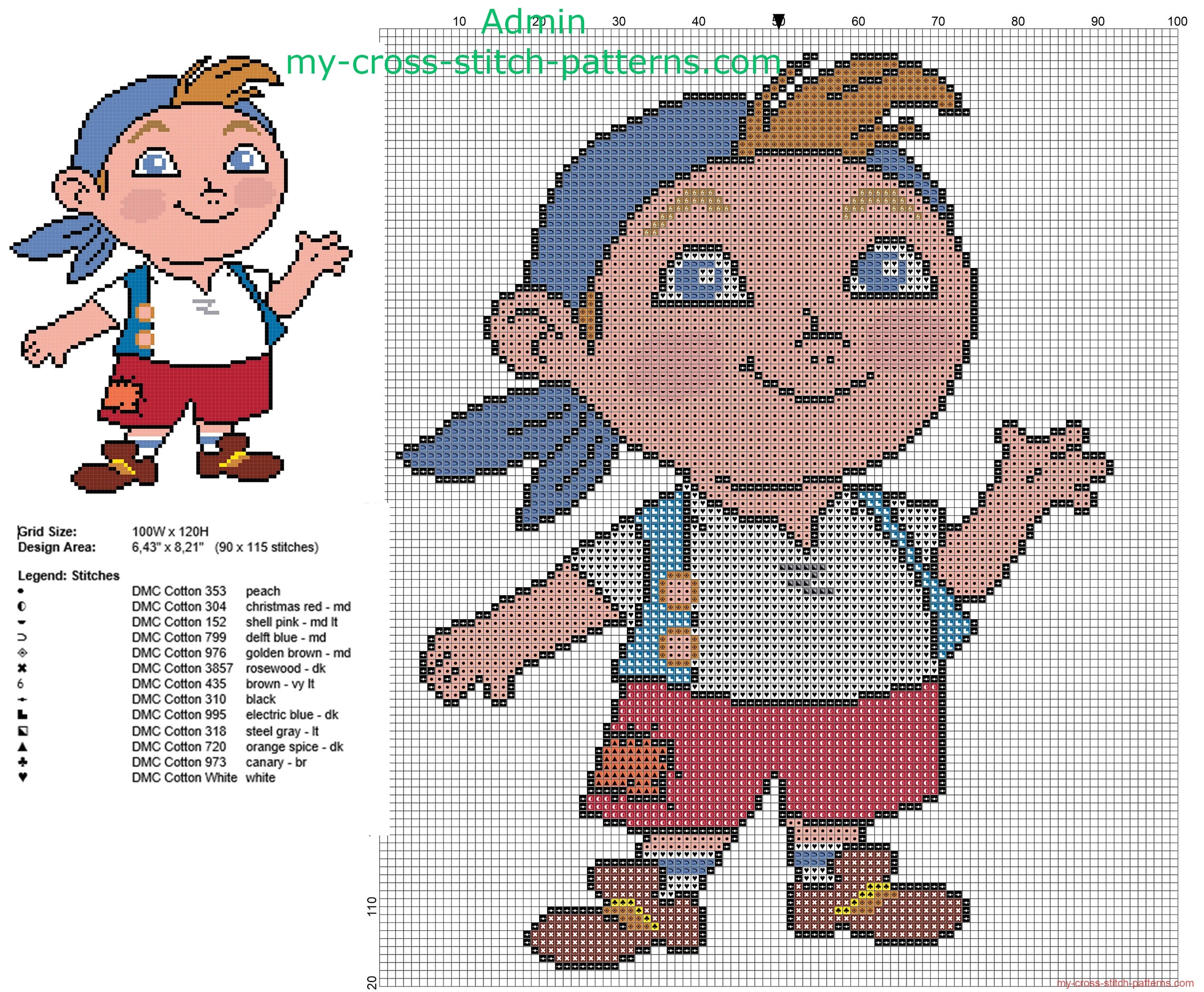 cubby_from_disney_jake_and_the_never_land_pirates_free_cross_stitch_pattern