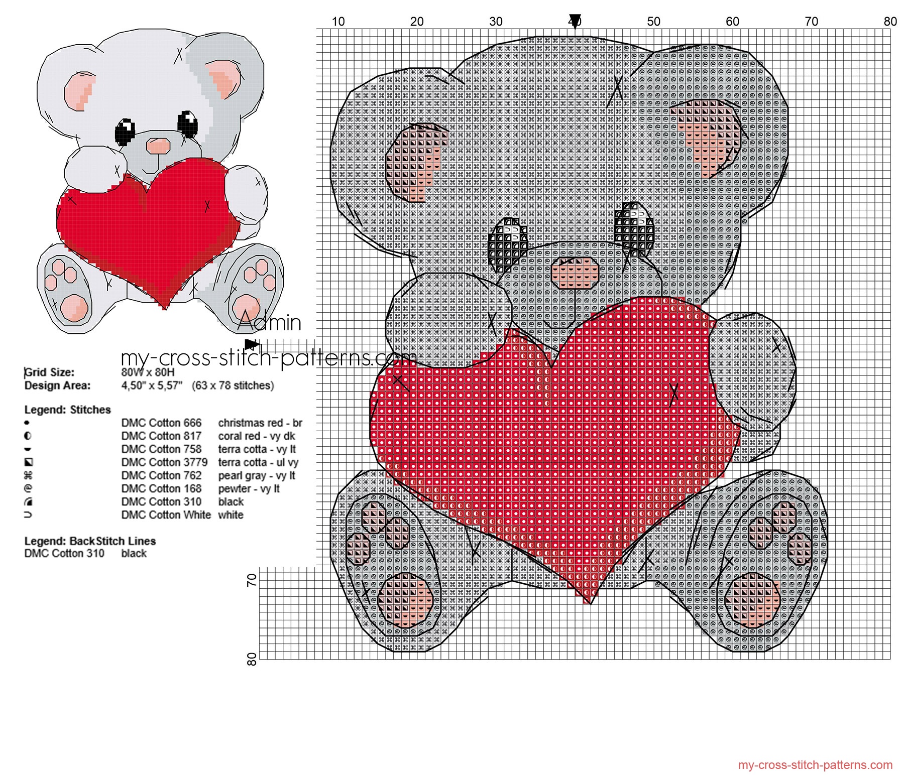 cute_grey_color_teddy_bear_with_heart_cross_stitch_pattern