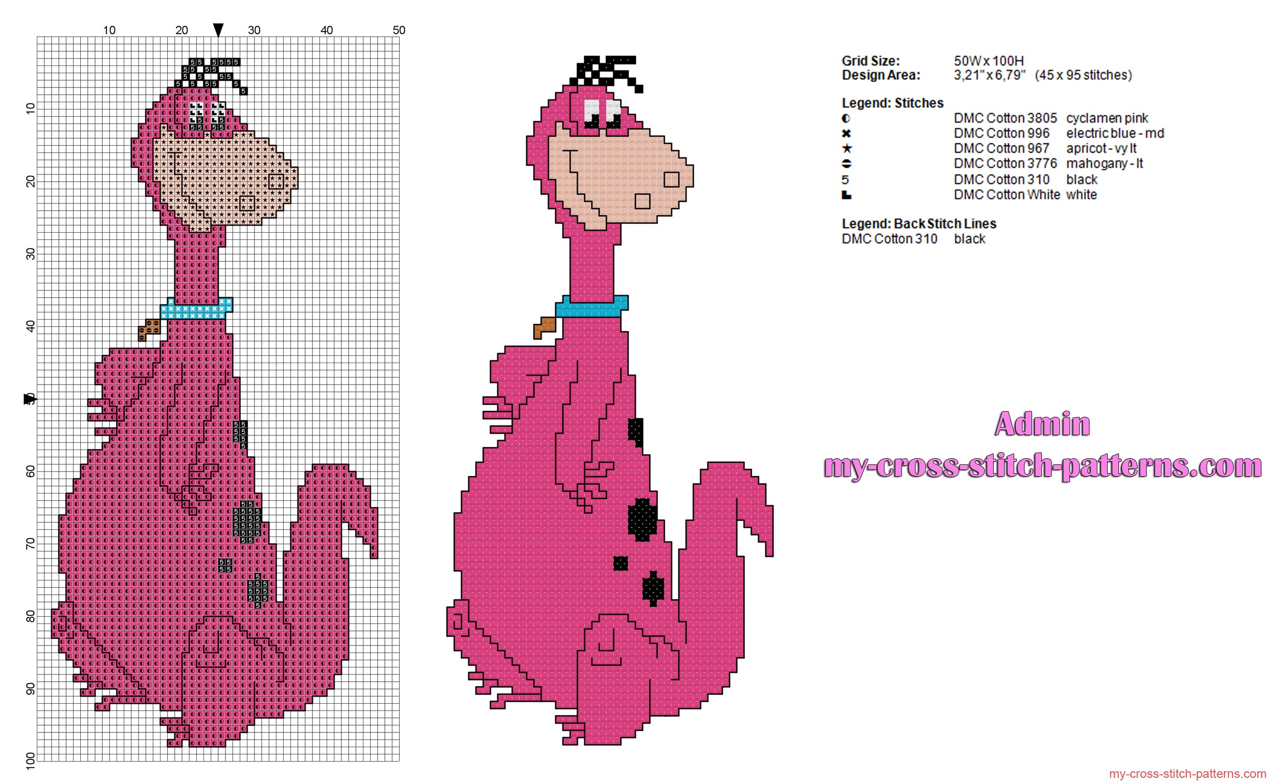 dino_the_sauropod_dinosaur_from_the_flintstones_cross_stitch_pattern