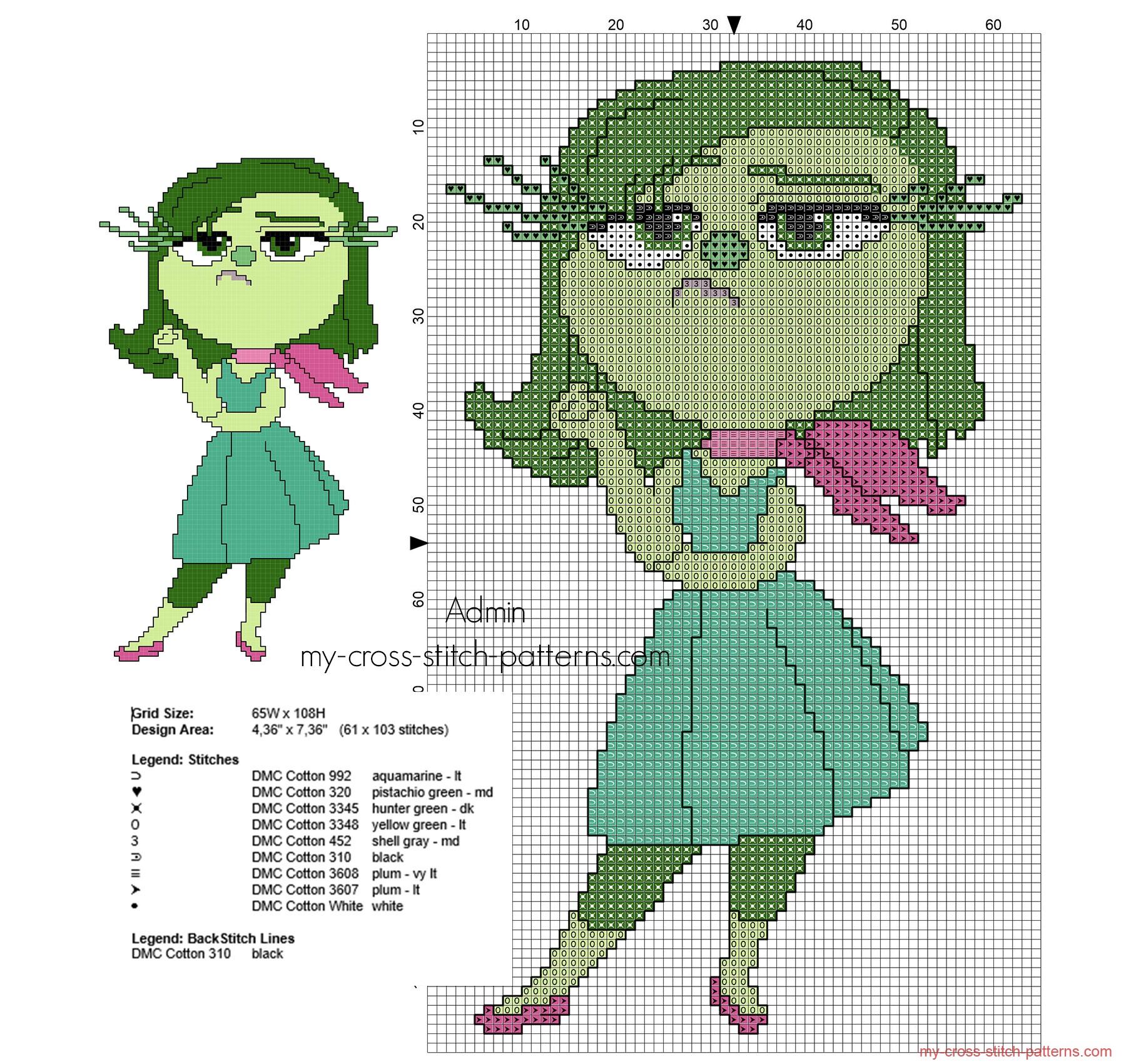 disgust_from_disney_pixar_inside_out_free_cross_stitch_pattern