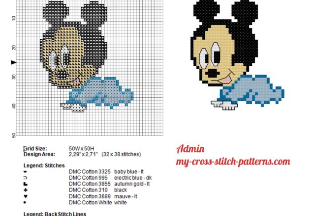 disney_baby_mickey_mouse_small_cross_stitch_pattern