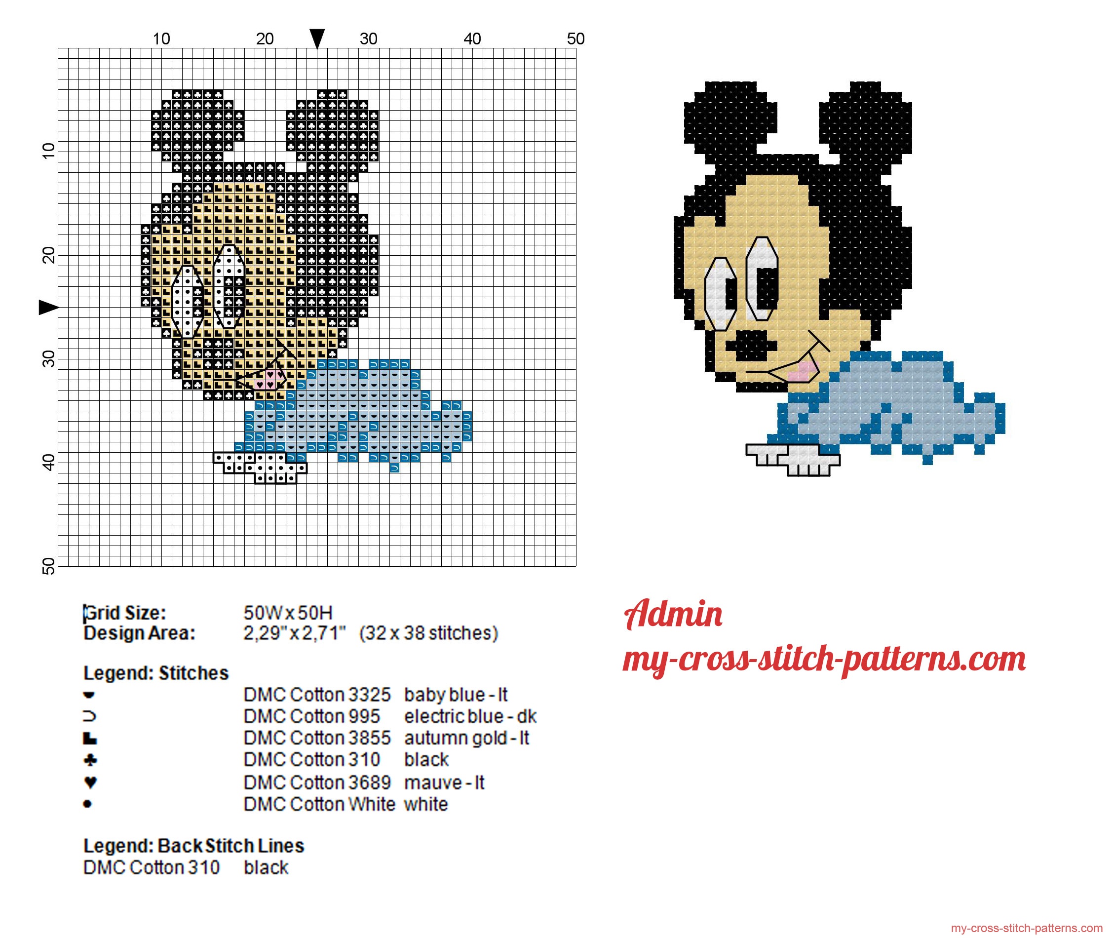 disney_baby_mickey_mouse_small_cross_stitch_pattern