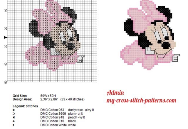disney_baby_minnie_small_cross_stitch_pattern