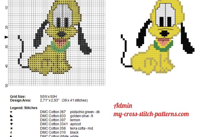 disney_baby_pluto_small_cross_stitch_pattern