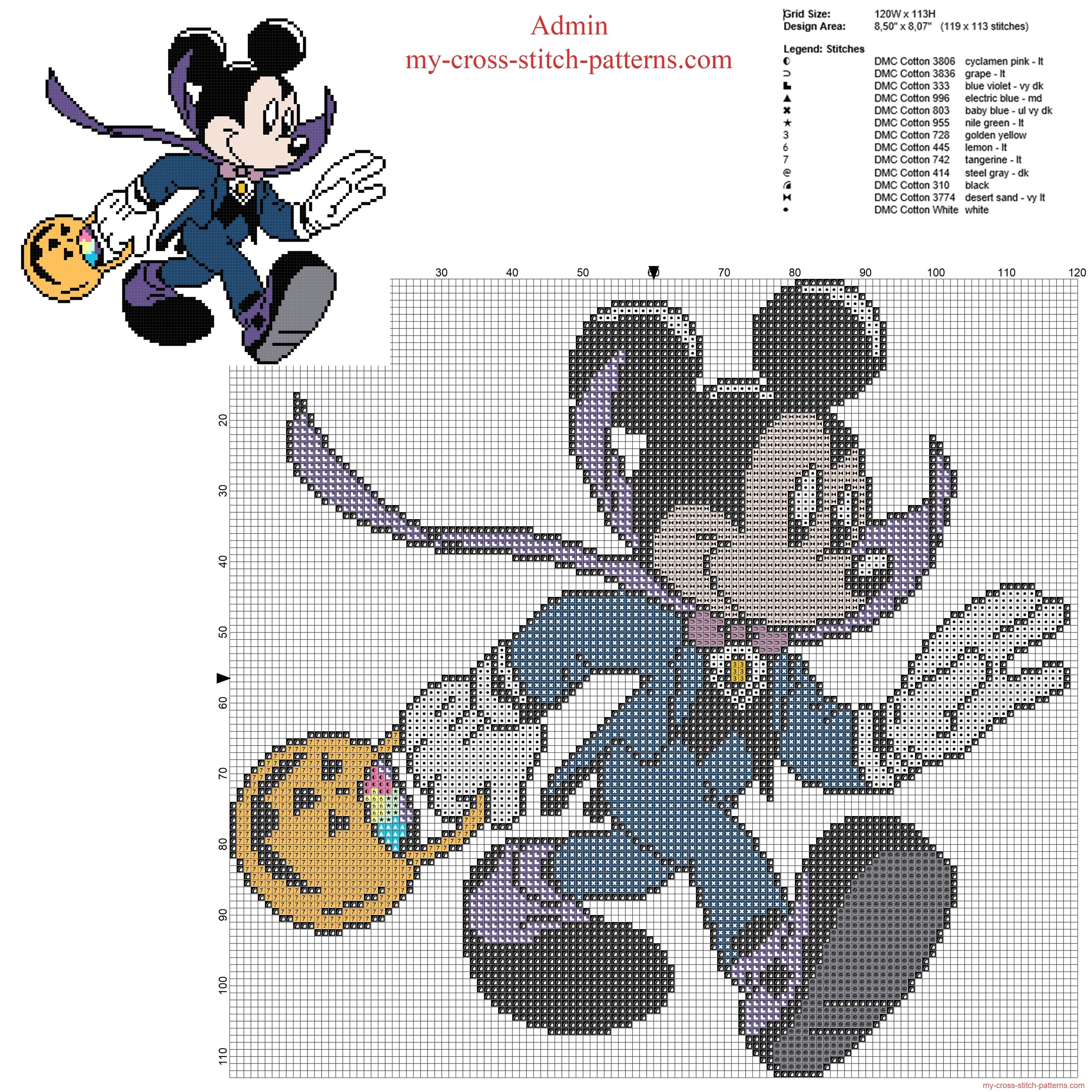 disney_mickey_mouse_elegant_halloween_wear_free_cross_stitch_pattern