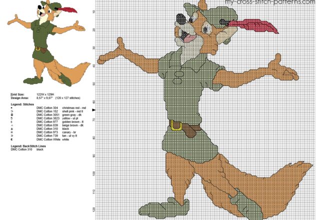 disney_robin_hood_free_cross_stitch_pattern