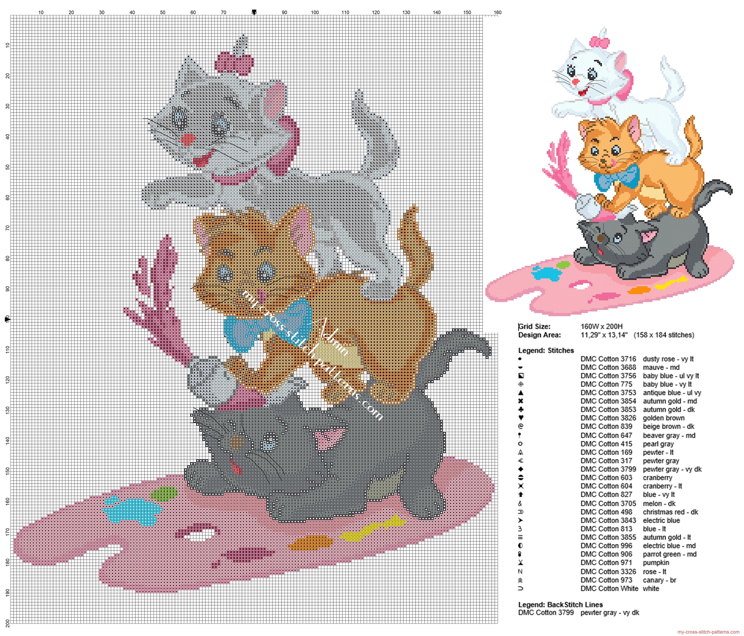 disney_the_aristocats_marie_berlioz_toulouse_cross_stitch_pattern_baby_blanket