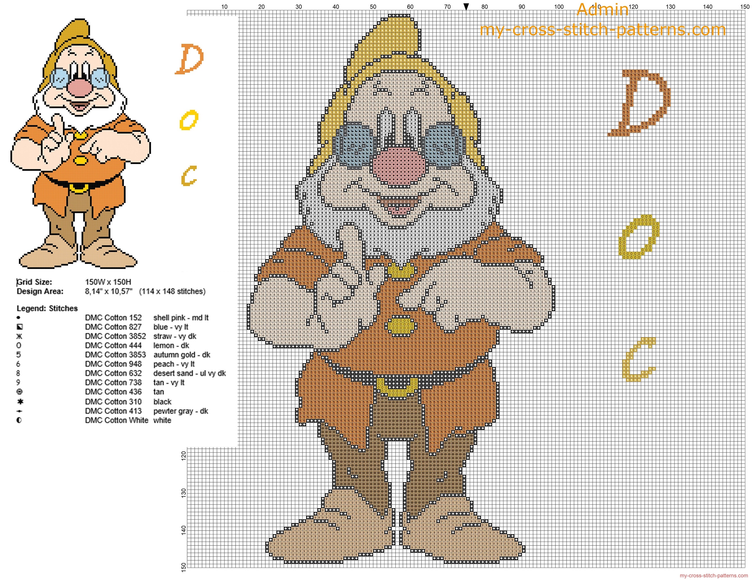 doc_dwarf_from_disney_snow_white_and_the_seven_dwarfs_cross_stitch_pattern_big_size