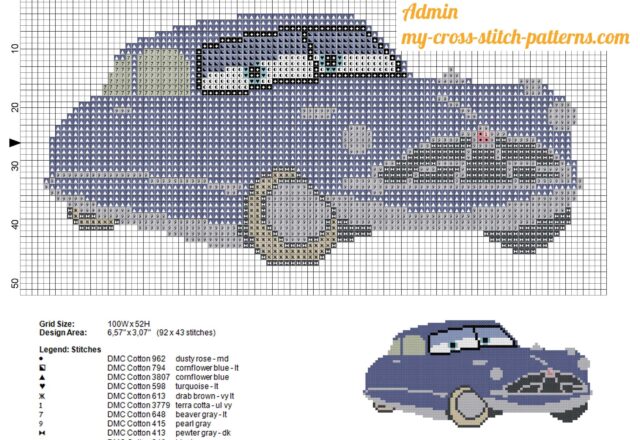 doc_hudson_disney_cars_character_cross_stitch_pattern