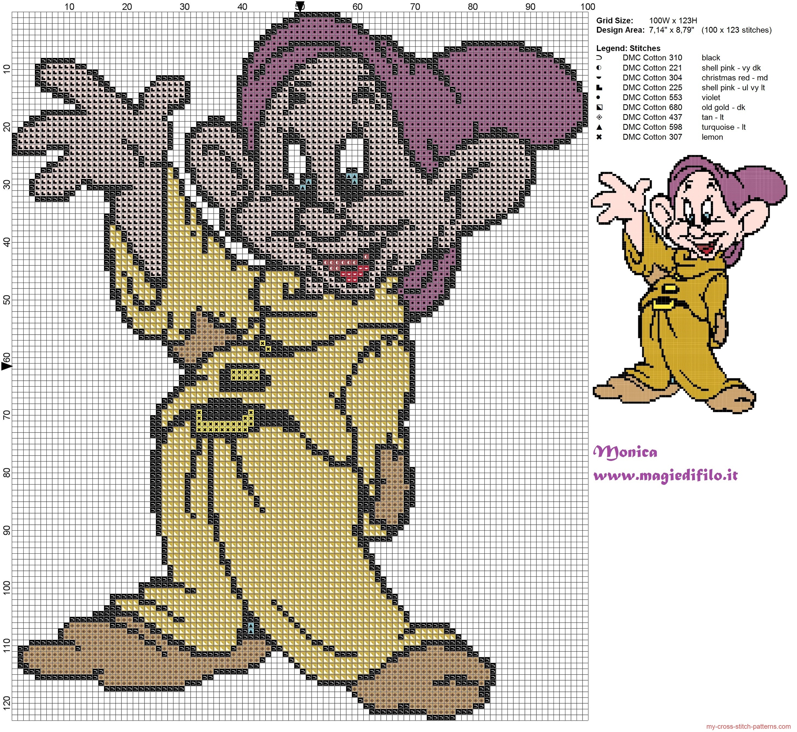 dopey_snow_white_cross_stitch_pattern